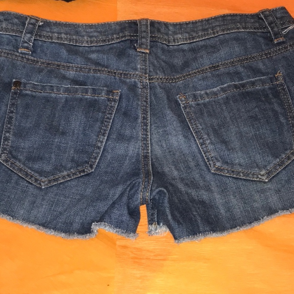 Blue Asphalt jean shorts